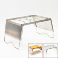 portable stainless steel folding pot rack